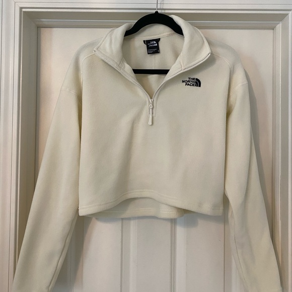 North Face cream quarter zip - Picture 2 of 4